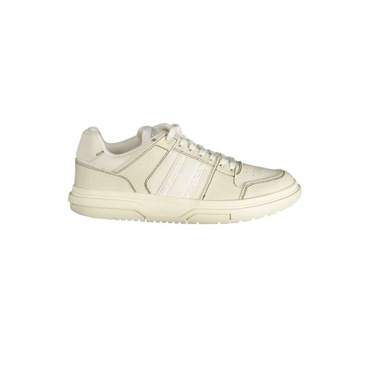 Priser på Tommy Hilfiger White Polyester Sneakers