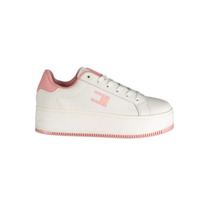 Priser på Tommy Hilfiger Pink Polyester Sneakers