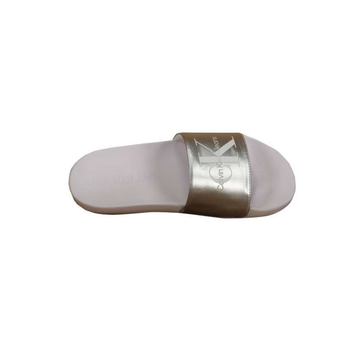 Priser på Calvin Klein Silver Polyester Sandal