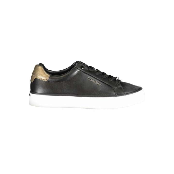 Priser på Calvin Klein Black Polyester Sneakers