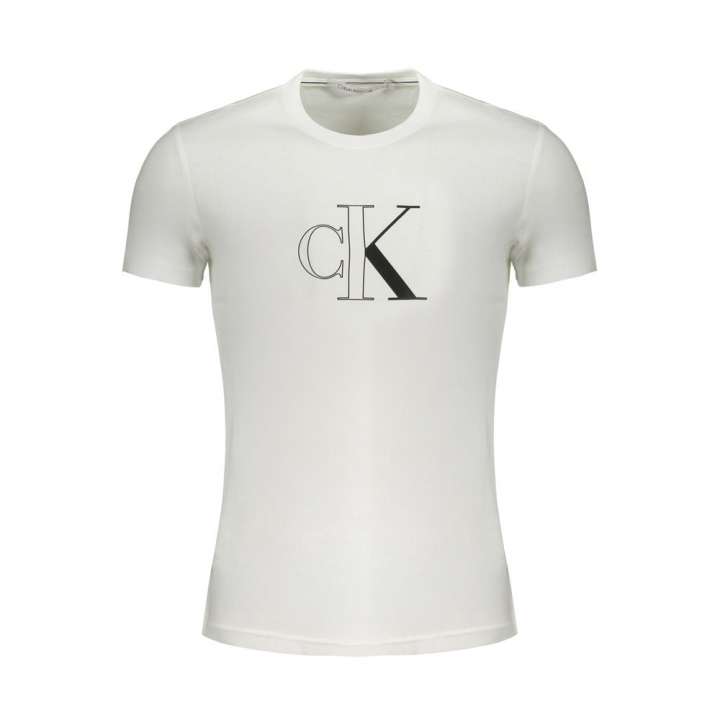 Priser på Calvin Klein White Cotton T-Shirt