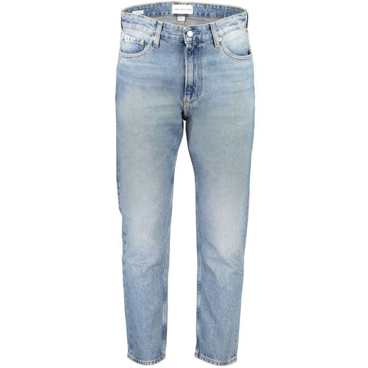 Priser på Calvin Klein Light Blue Cotton Jeans & Pants