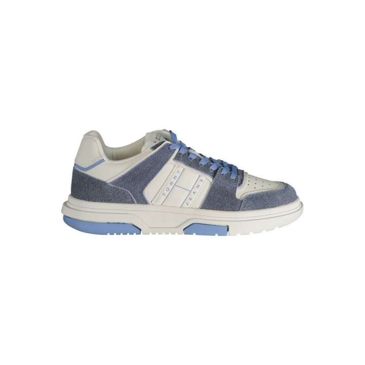 Priser på Tommy Hilfiger Light Blue Polyester Sneakers