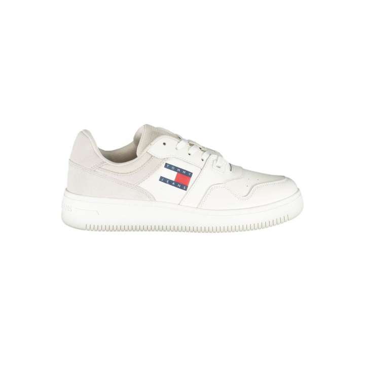 Priser på Tommy Hilfiger White Polyester Sneakers