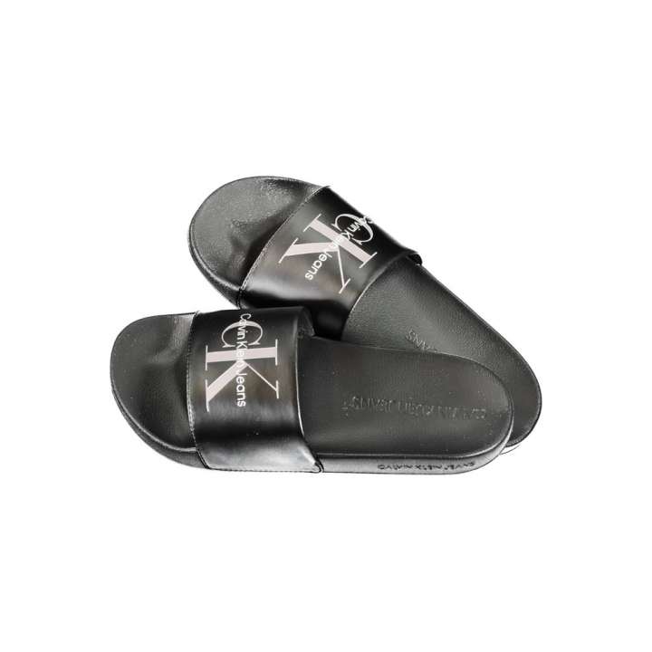 Priser på Calvin Klein Black Polyester Sandal