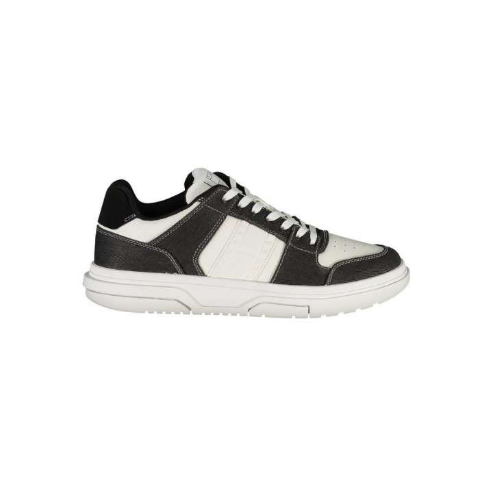 Priser på Tommy Hilfiger Black Polyester Sneakers