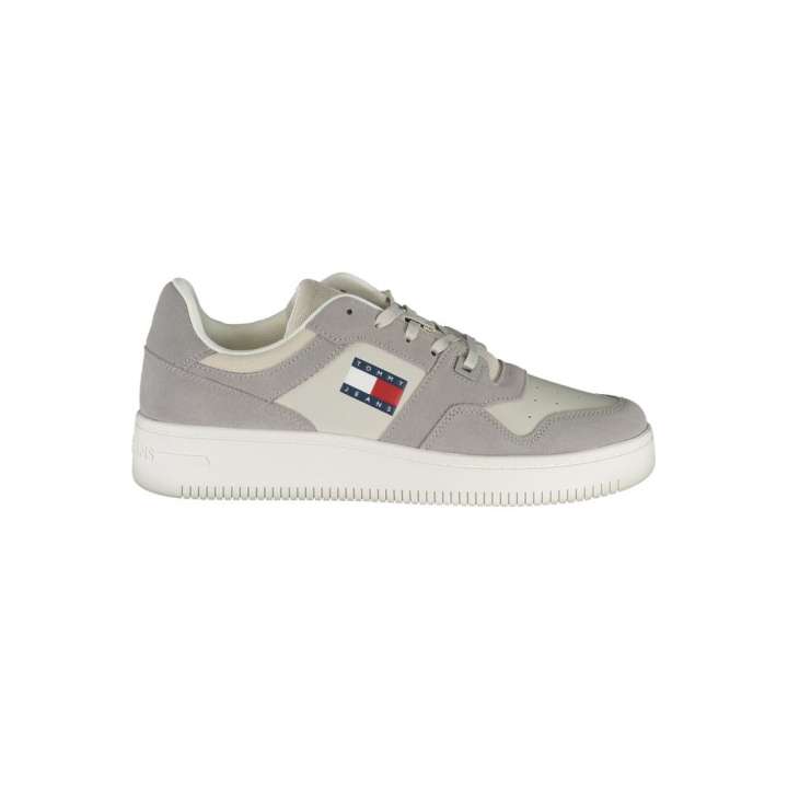 Priser på Tommy Hilfiger Gray Polyester Sneakers