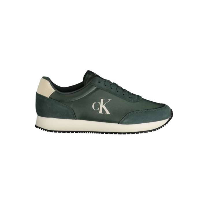 Priser på Calvin Klein Green Polyester Herre Sneakers