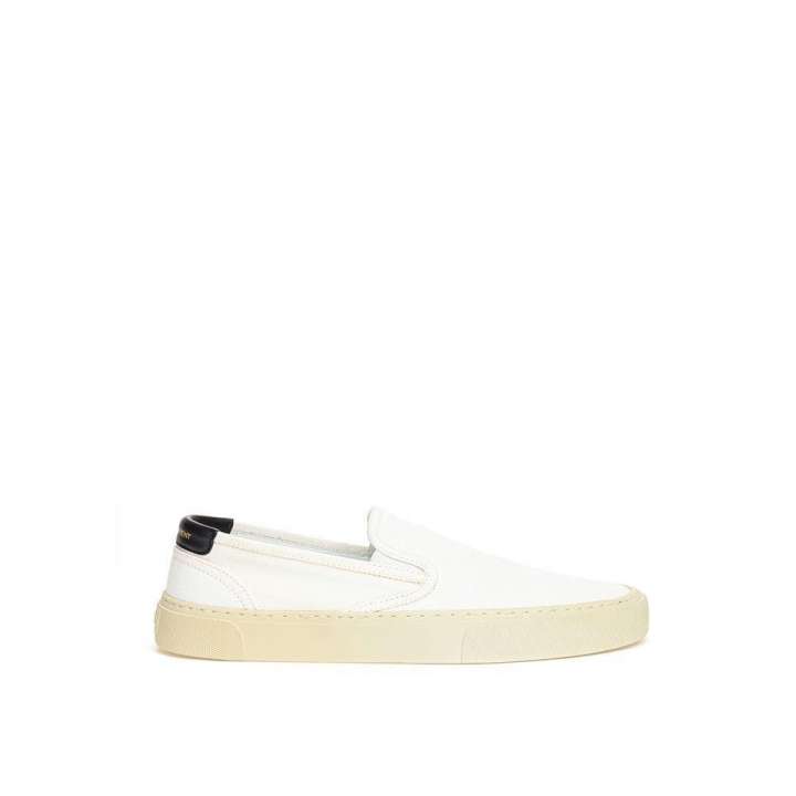 Priser på Saint Laurent White Cotton Sneakers