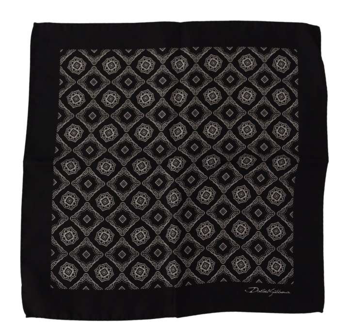 Priser på Dolce & Gabbana Elegant Geometric Silk Square Scarf