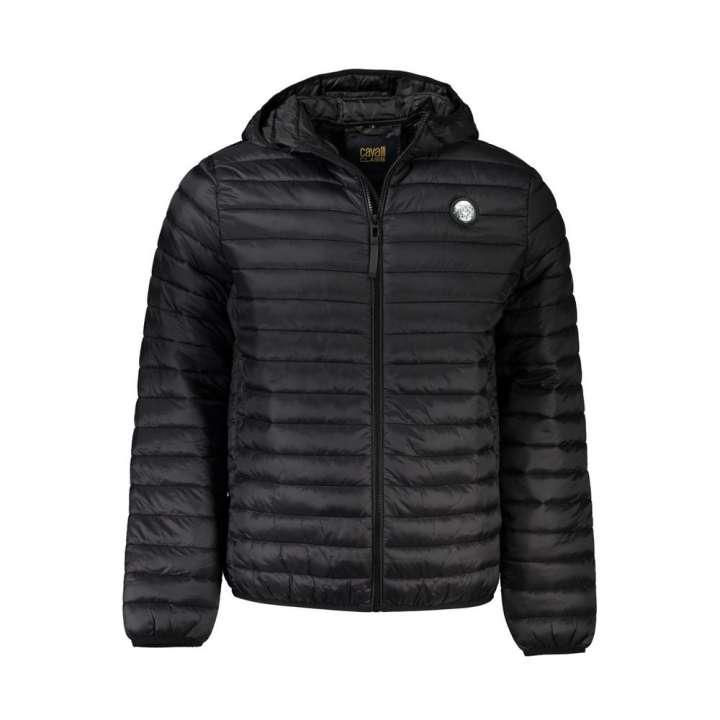 Priser på Cavalli Class Black Polyamide Jacket