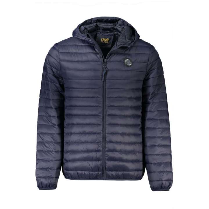 Priser på Cavalli Class Blue Polyamide Jacket