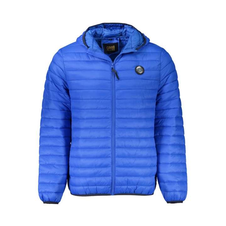 Priser på Cavalli Class Blue Polyamide Jacket