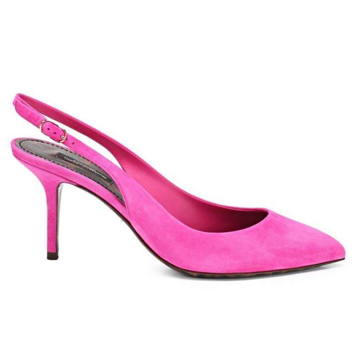 Priser på Dolce & Gabbana Fuchsia Leather Di Capra Pump