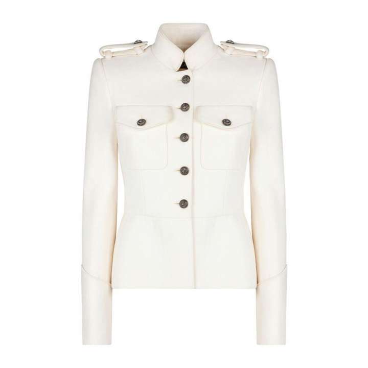 Priser på Dolce & Gabbana White Wool Jackets & Coat