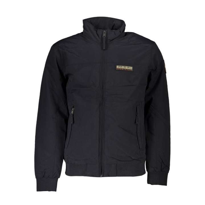 Priser på Napapijri Sleek Long-Sleeve Zip Jacket in Black