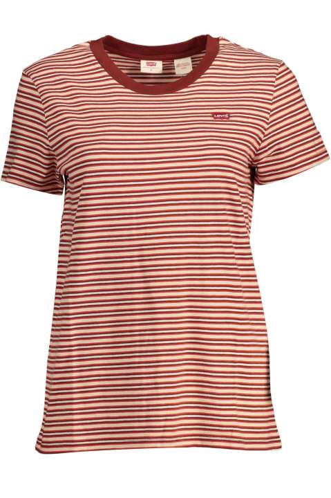 Priser på Levi's Red Cotton Dame T-Shirt