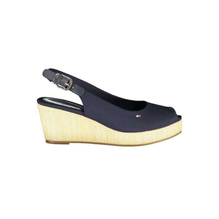 Priser på Tommy Hilfiger Blue Cotton Sandal