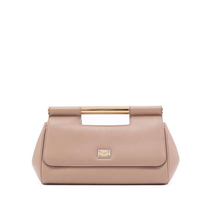 Priser på Dolce & Gabbana Pink Leather Handbag