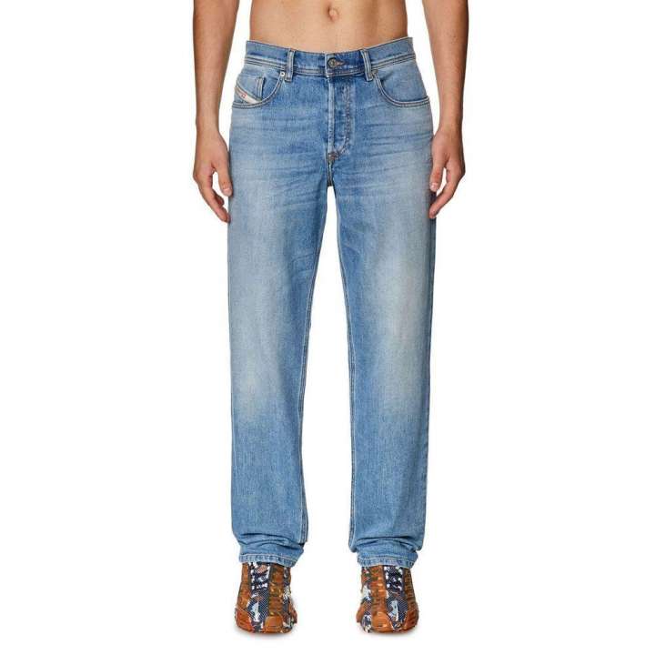 Priser på Diesel Light Blue Cotton Jeans & Pants