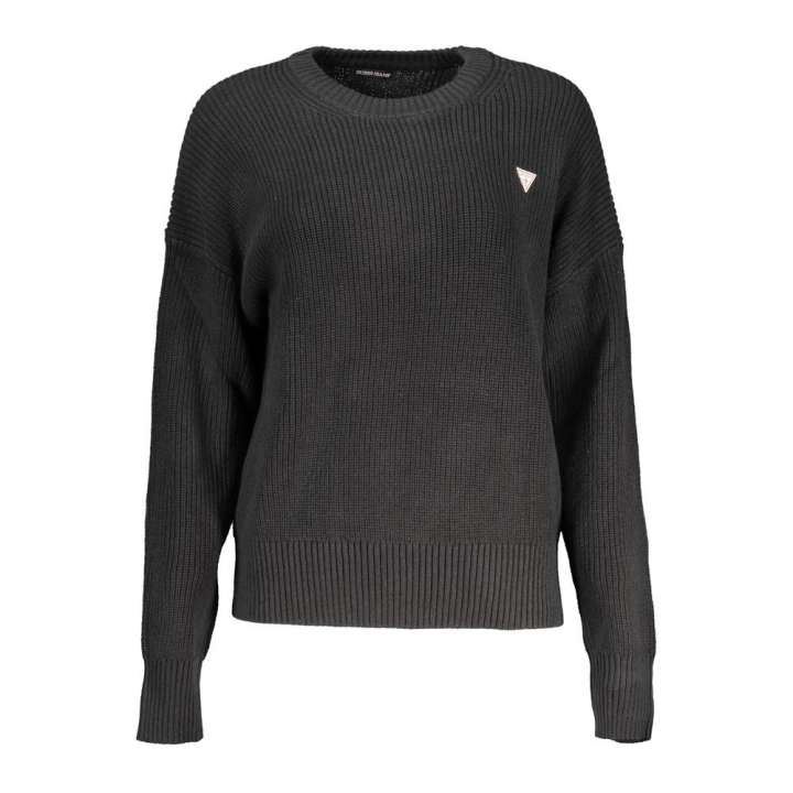 Priser på Guess Jeans Black Cotton Sweater