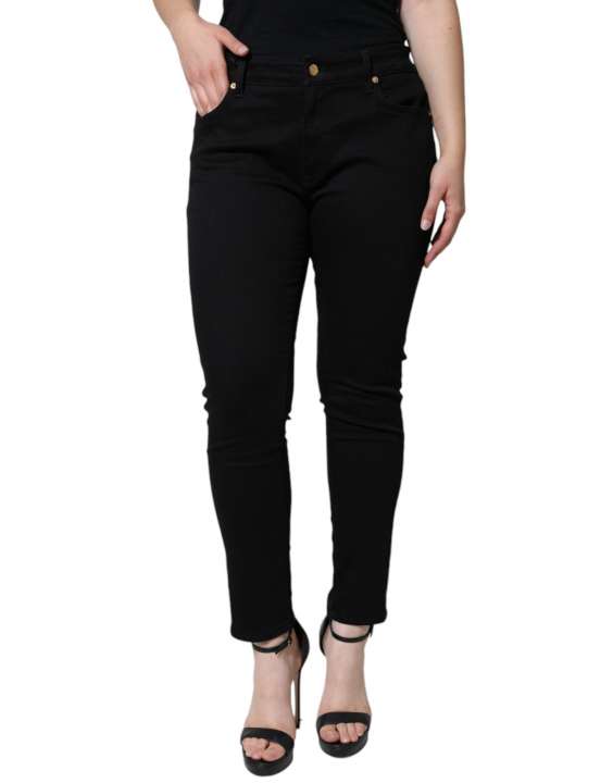 Priser på Dolce & Gabbana Black Cotton Stretch Skinny Denim Jeans