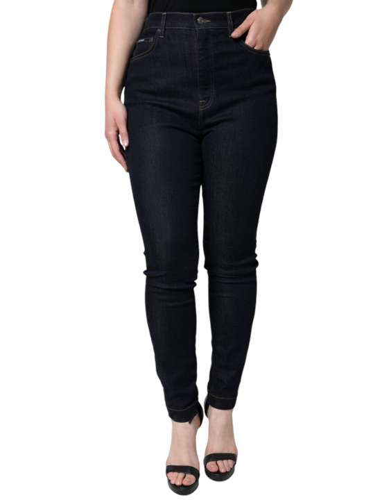 Priser på Dolce & Gabbana Black GRACE High Waist Skinny Denim Jeans