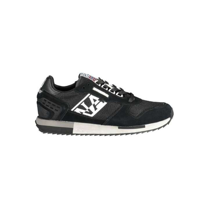 Priser på Napapijri Black Leather Herre Sneakers