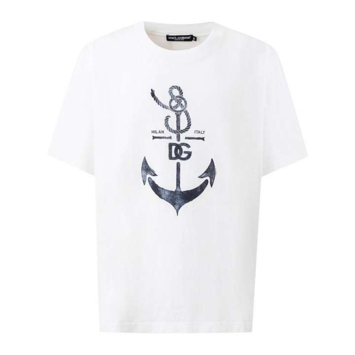 Priser på Dolce & Gabbana White Cotton T-Shirt