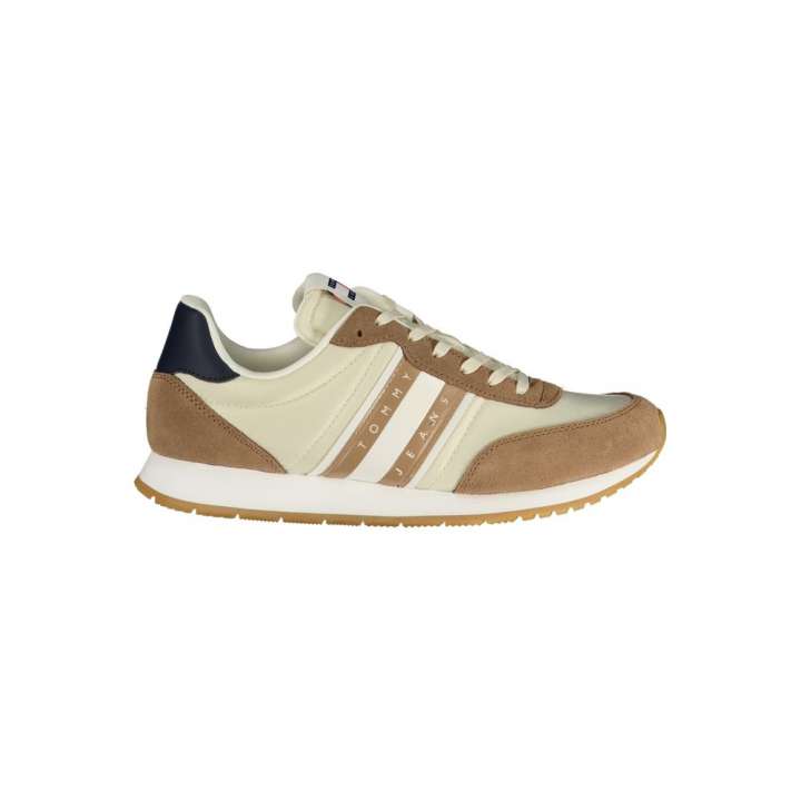 Priser på Tommy Hilfiger Beige Polyester Sneakers