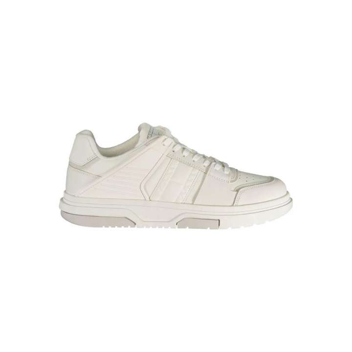 Priser på Tommy Hilfiger White Polyester Sneakers