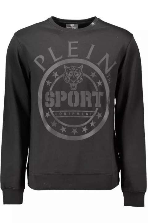 Priser på Plein Sport Black Cotton Herre Sweater