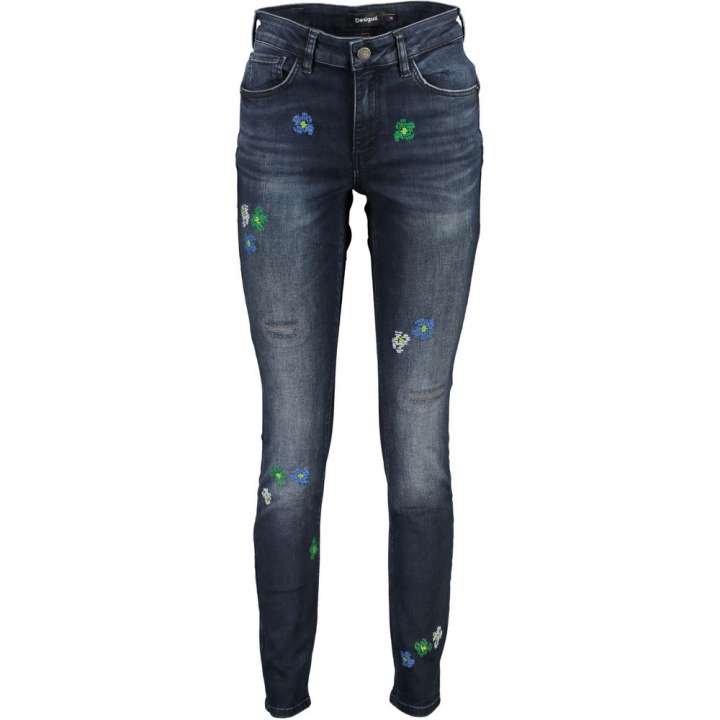 Priser på Desigual Blue Cotton Jeans & Pants