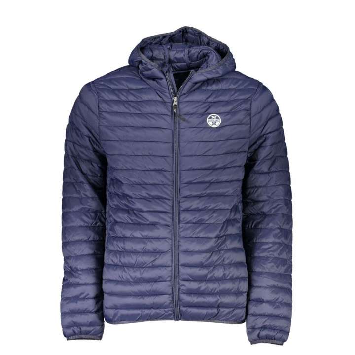 Priser på North Sails Chic Blue Hooded Jacket with Sleek Zip Detail