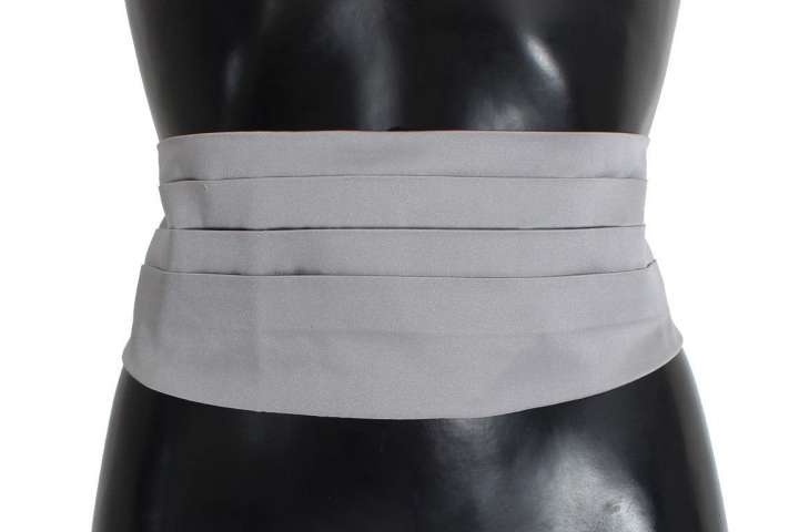 Priser på Dolce & Gabbana Elegant Silk Gray Cummerbund