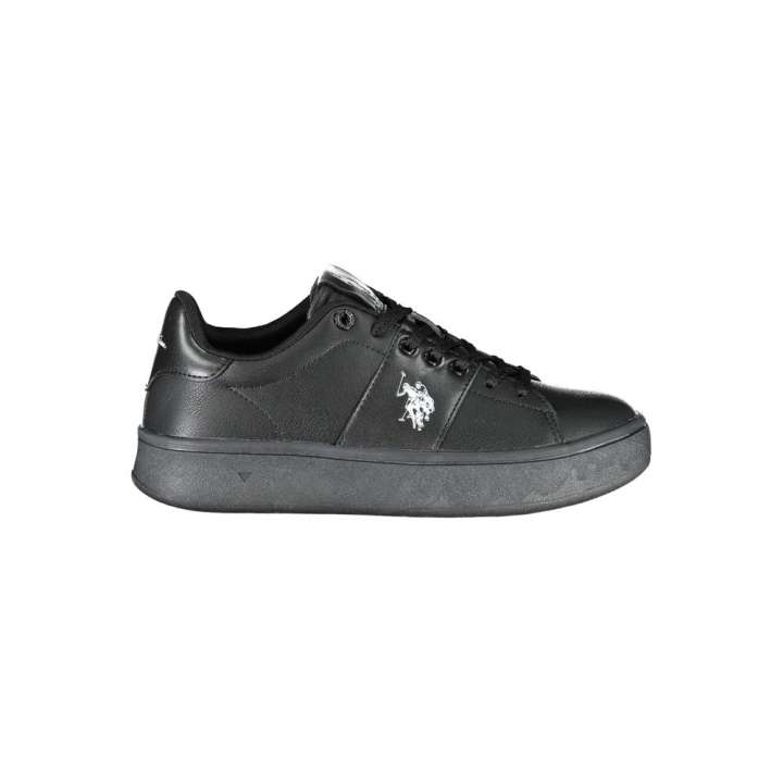 Priser på U.S. POLO ASSN. Chic Black Laced Sports Sneakers With Contrast Details