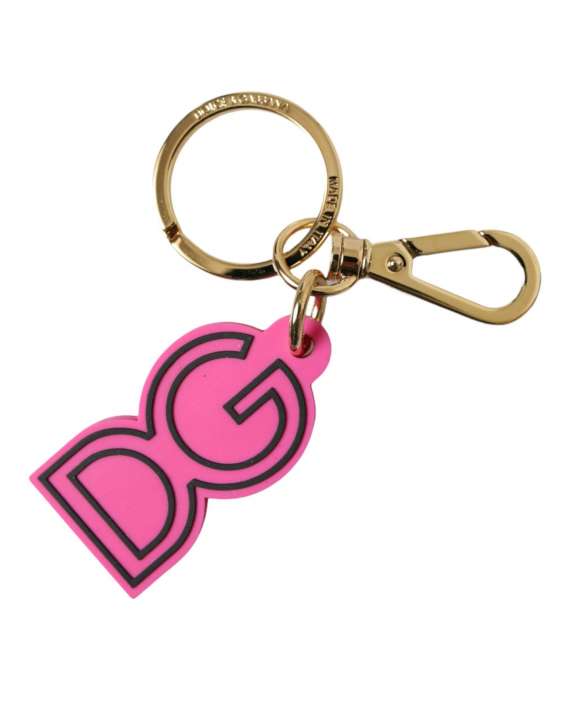 Priser på Dolce & Gabbana Chic Gold and Pink Keychain Elegance