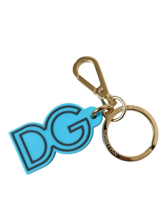 Priser på Dolce & Gabbana Elegant Blue Gold Keychain Accessory