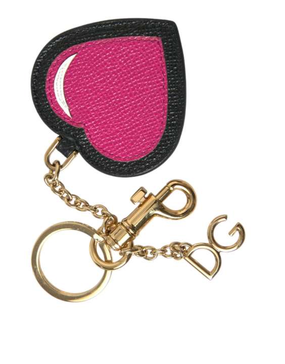 Priser på Dolce & Gabbana Stunning Gold and Pink Leather Keychain