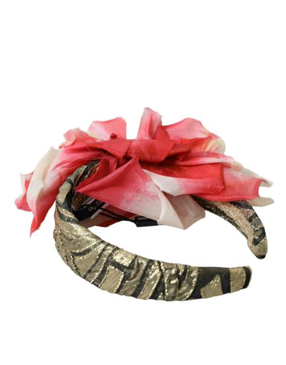 Priser på Dolce & Gabbana Multicolor Floral Applique Silk Dame Headband Diadem