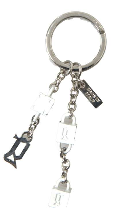 Priser på Dolce & Gabbana Silver Brass Logo Charm Keychain