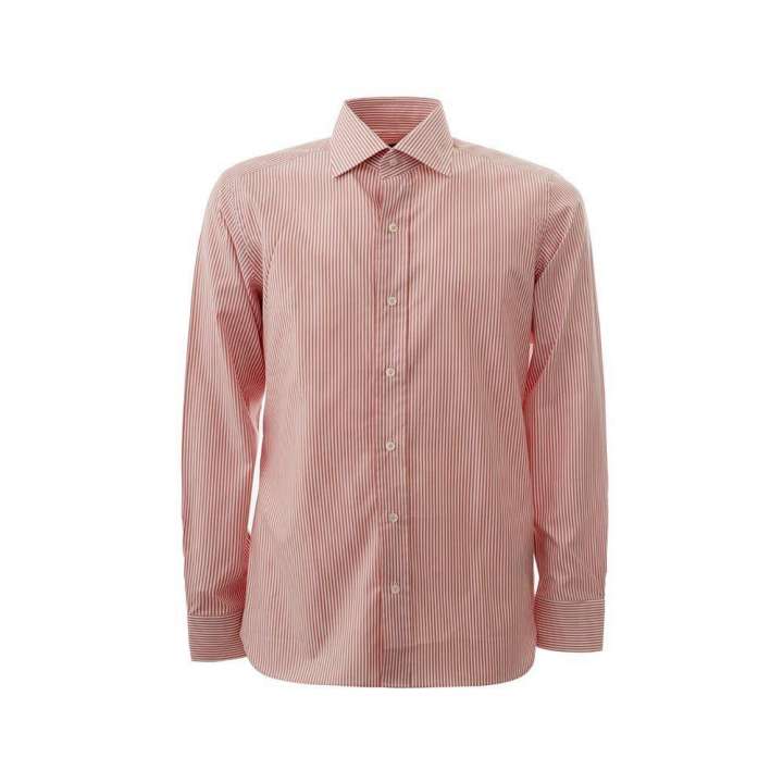 Priser på Tom Ford Elegant Pink Cotton Shirt for Herre