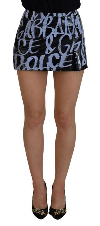 Priser på Dolce & Gabbana Elegant High Waist Logo Mini Skirt