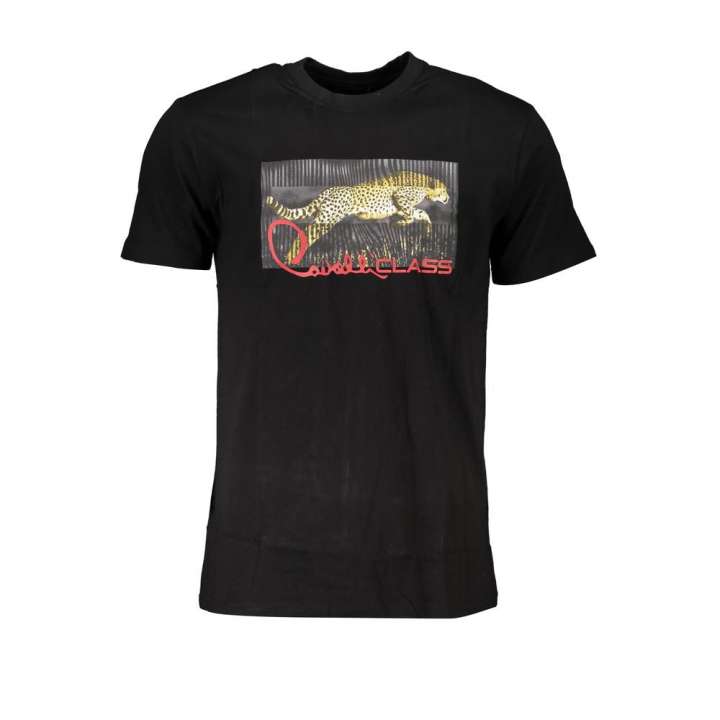 Priser på Cavalli Class Black Cotton T-Shirt