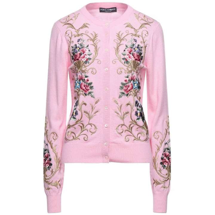 Priser på Dolce & Gabbana Pink Cashmere Sweater