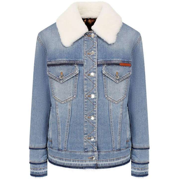 Priser på Dolce & Gabbana Light Blue Cotton Jackets & Coat