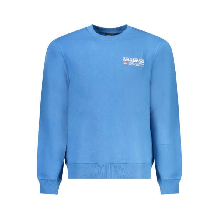 Priser på Napapijri Light Blue Cotton Sweater