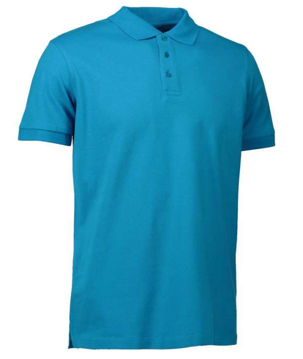 Priser på ID Herre Polo - Turquoise - 2XL