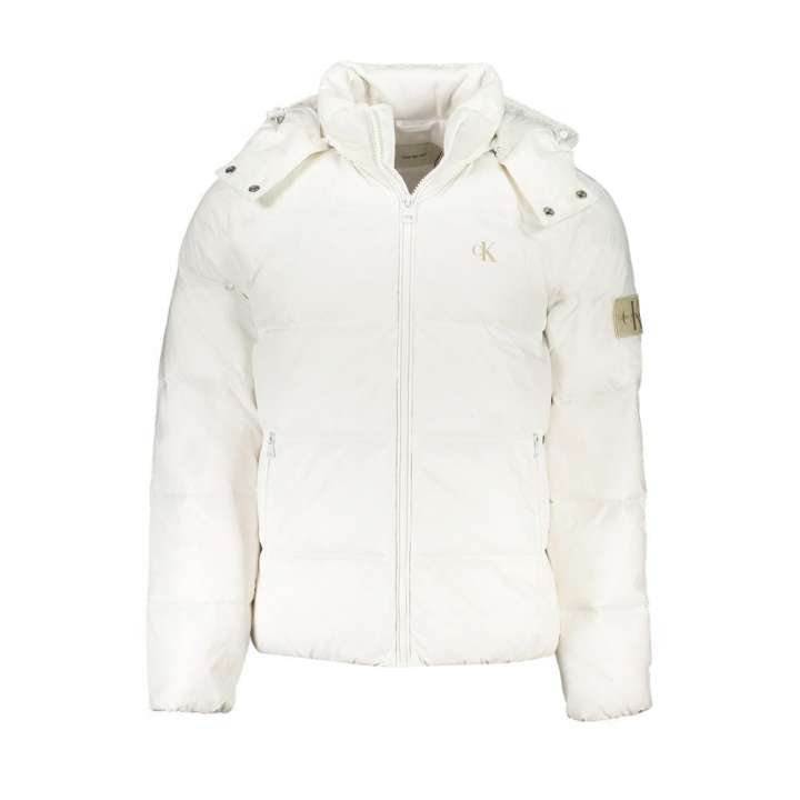 Priser på Calvin Klein White Polyamide Jacket