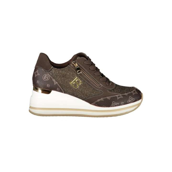 Priser på Laura Biagiotti Brown Polyester Sneakers